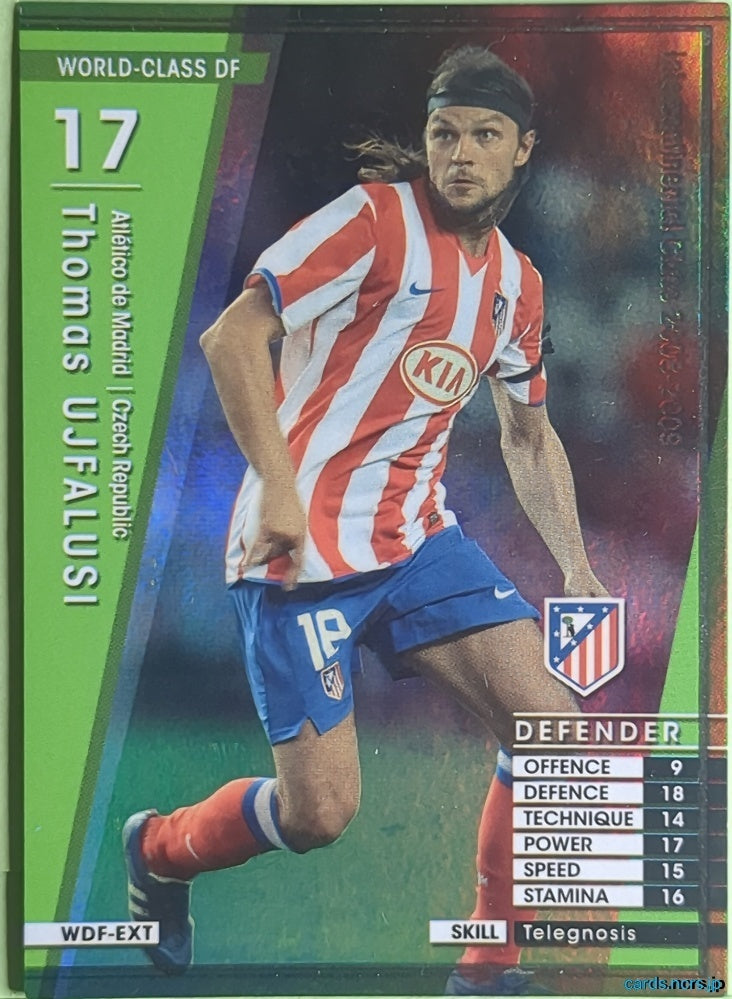 Panini WCCF Football WCCF/2008-2009-SoccerGameKING-EXTRA N Thomas Ujfalusi Trading Card NM