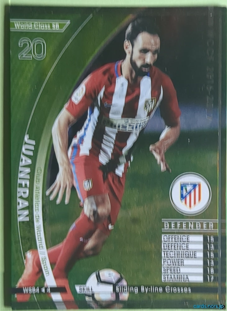Panini WCCF Football WCCF/2015-2016-WSB4/4 N Juanfran Trading Card NM