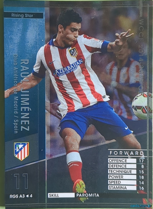 Panini WCCF Football WCCF/2014-2015-RGSA3/4 N Raul Jimenez Trading Card NM