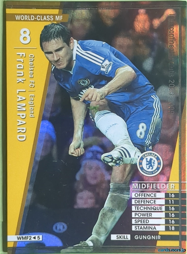 Panini WCCF Football WCCF/2008-2009-WMF2/5 N Frank LAMPARD Trading Card NM