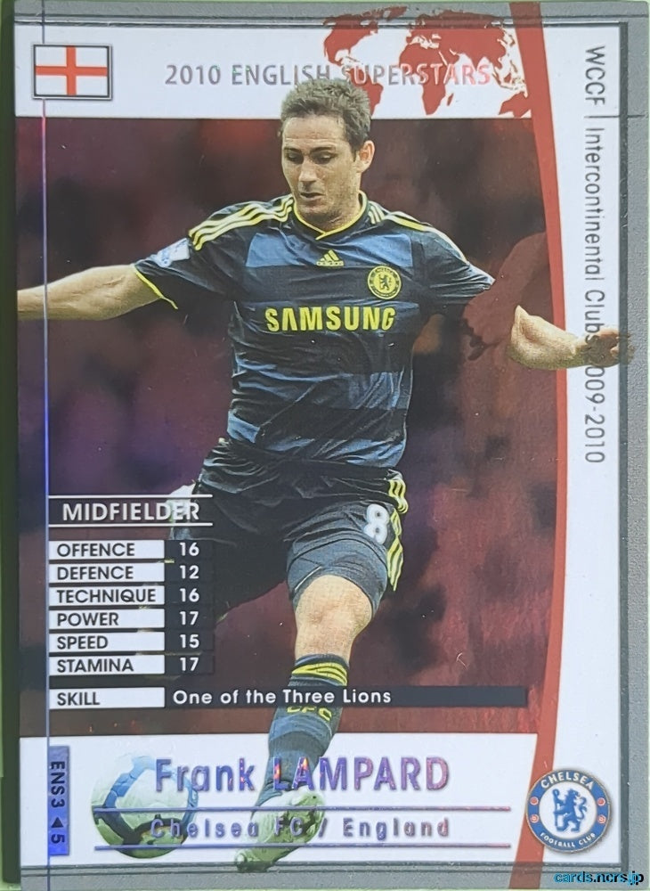 Panini WCCF Football WCCF/2009-2010-ENS3/5 N Frank LAMPARD Trading Card NM
