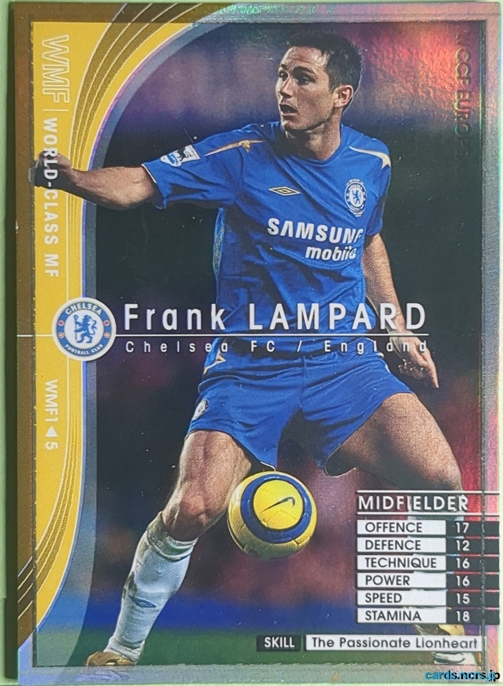 Panini WCCF Football WCCF/2005-2006-WMF1/5 N Frank LAMPARD Trading Card NM