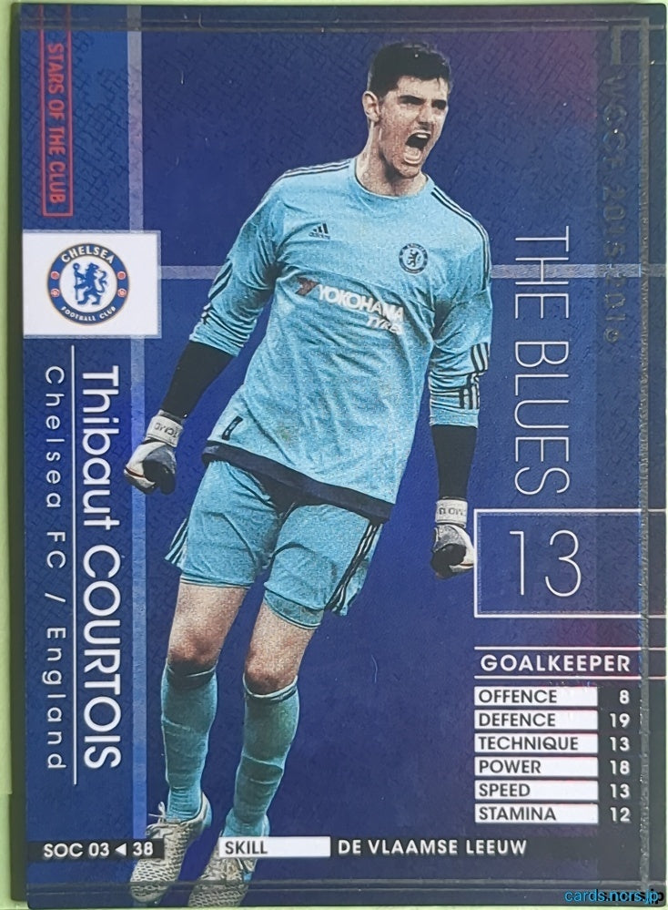 Panini WCCF Football WCCF/2014-2015-SOC03/38 N Thibaut Courtois Trading Card NM