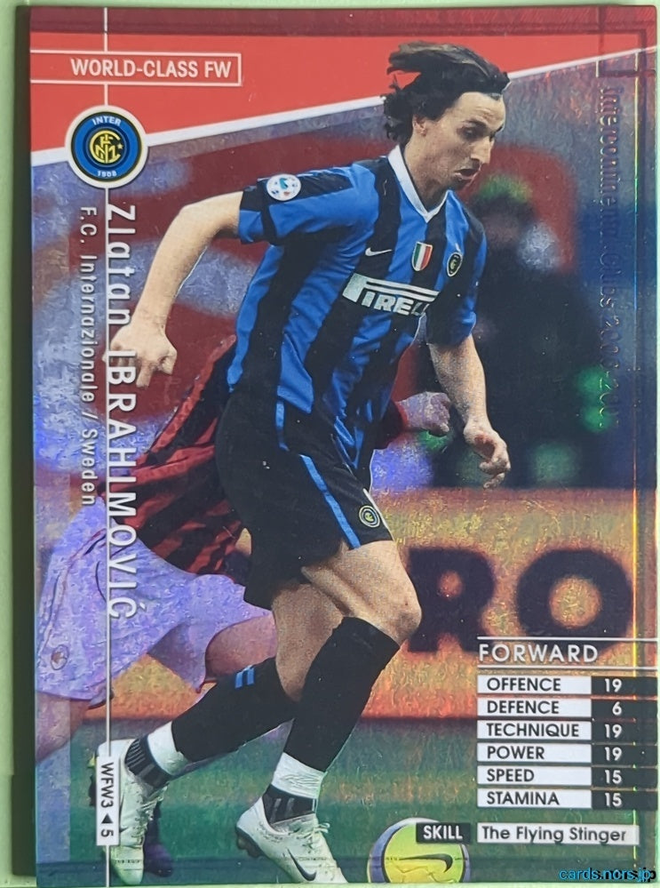 Panini WCCF Football WCCF/2006-2007-WFW3/5 N Zlatan Ibrahimović Trading Card NM