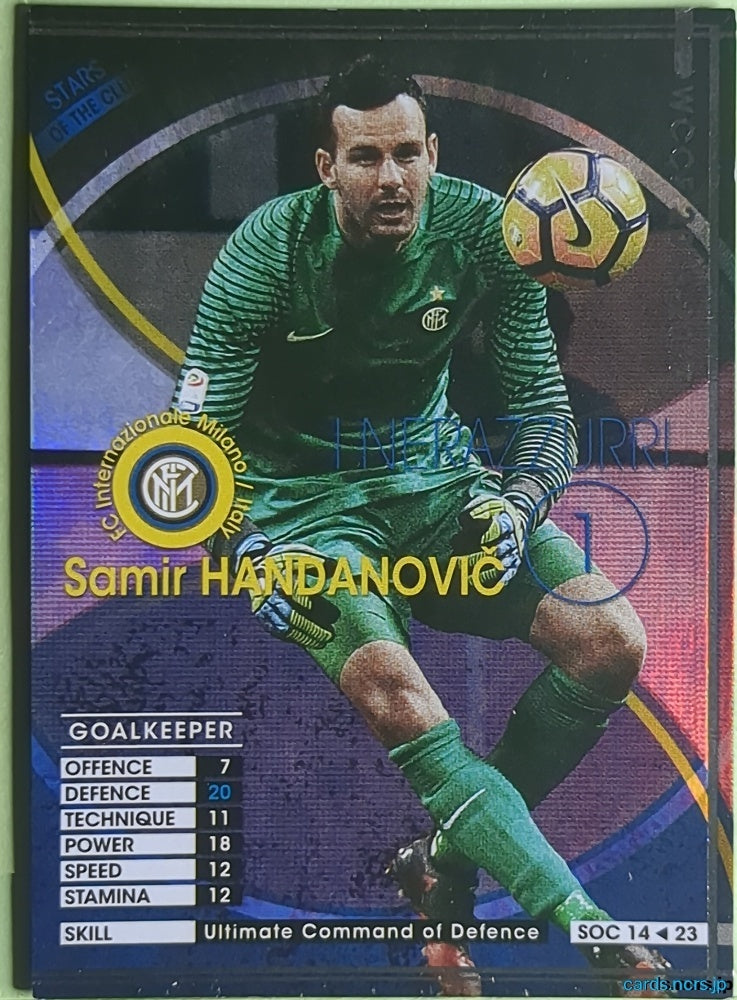 Panini WCCF Football WCCF/2016-2017-SOC14/23 N Samir Handanovič Trading Card NM