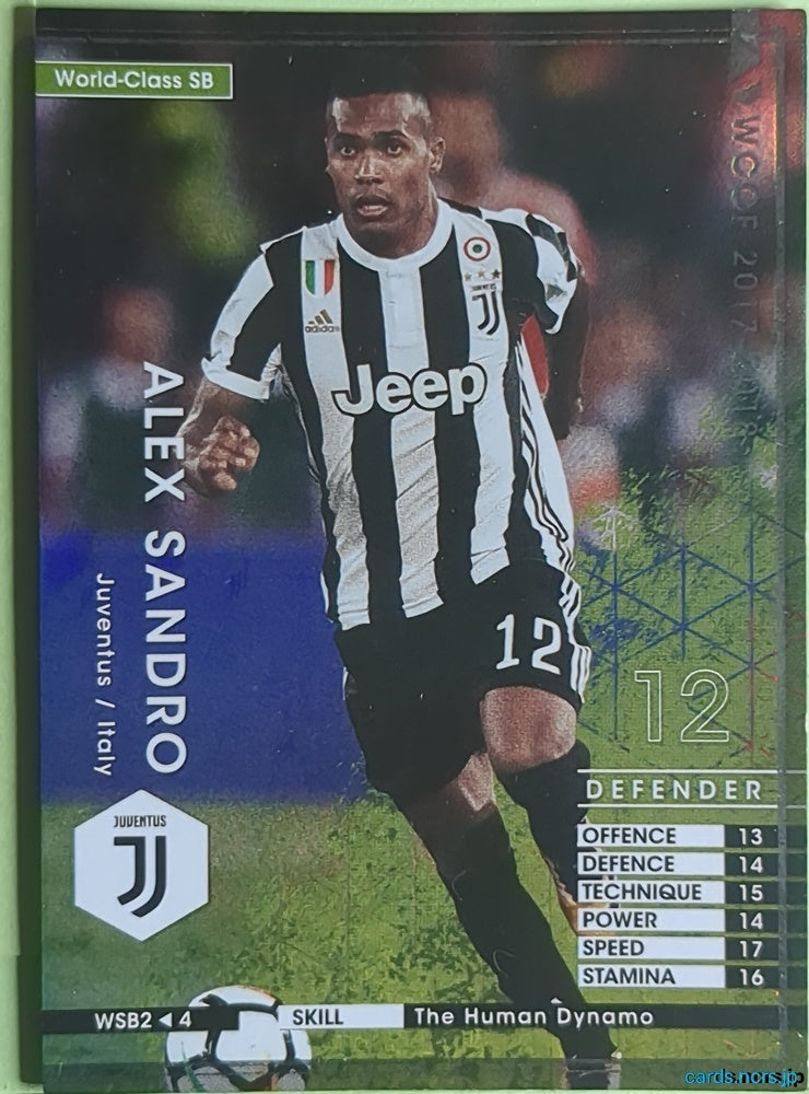 Panini WCCF Football WCCF/2017-2018-WSB2/4 N ALEX SANDRO Trading Card NM