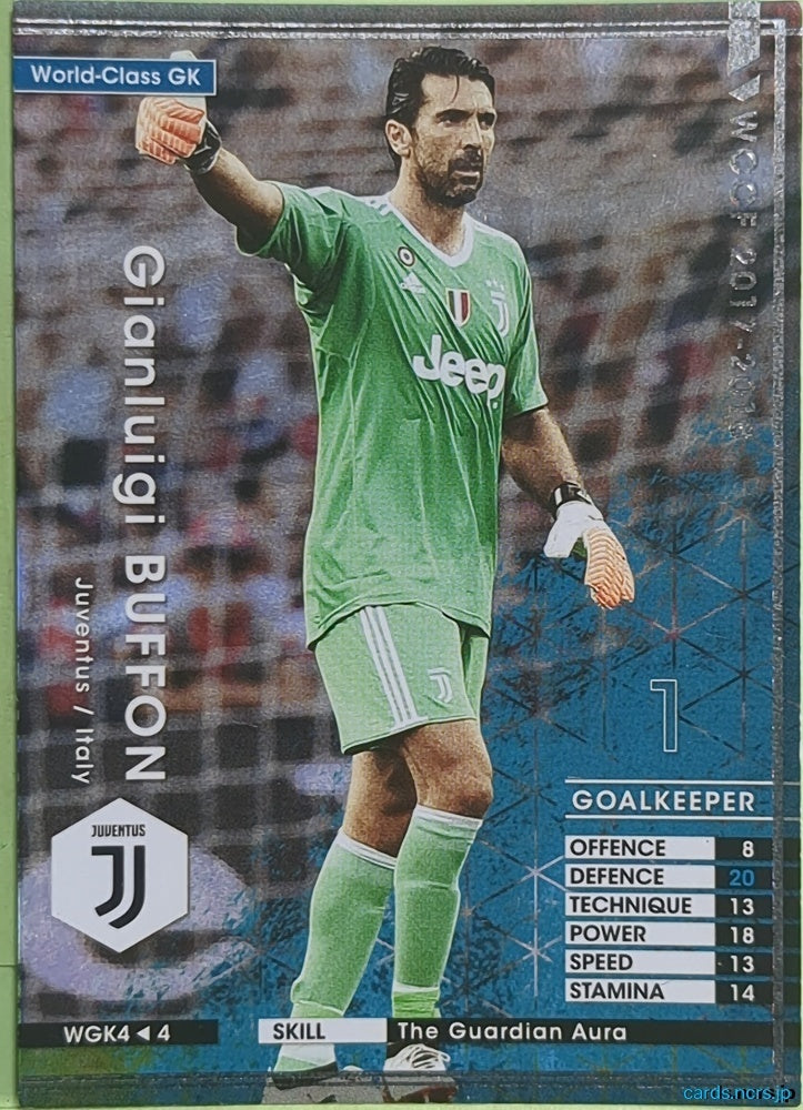 Panini WCCF Football WCCF/2016-2017-WGK4/4 N Gianluigi Buffon Trading Card NM