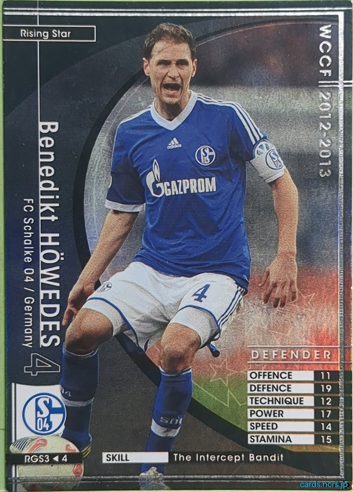 Panini WCCF Football WCCF/2012-2013-RGS3/4 N Benedikt Höwedes Trading Card NM