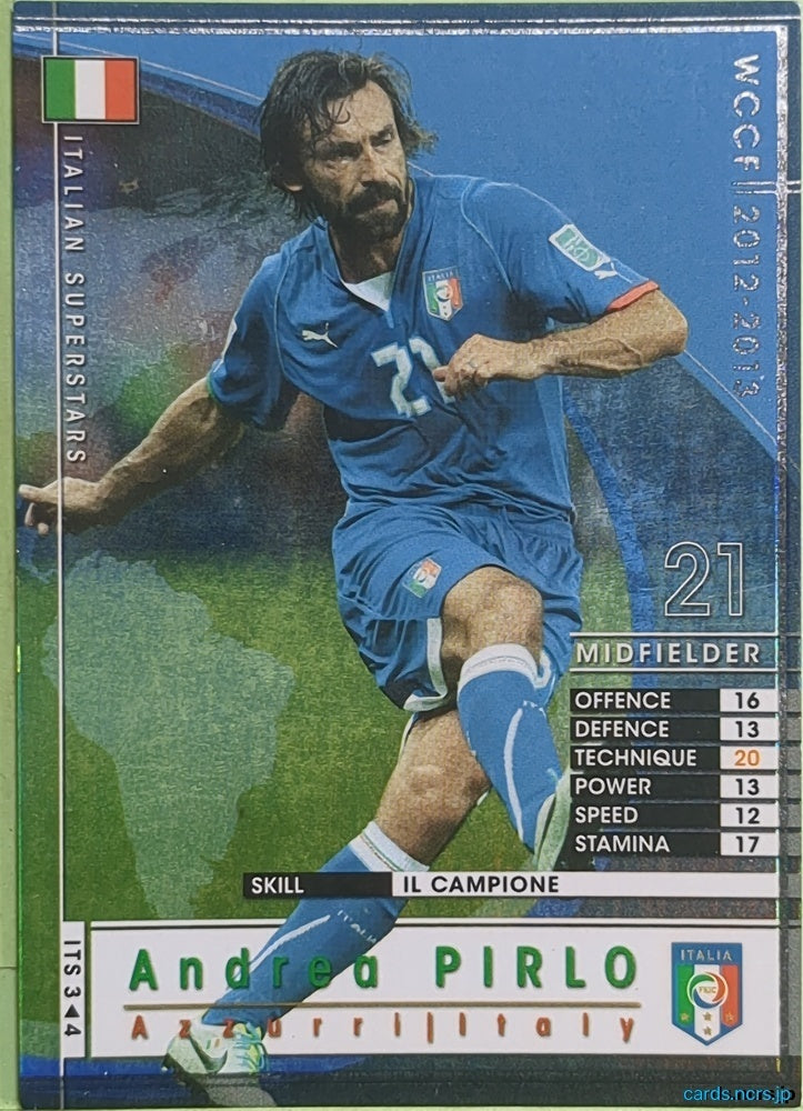 Panini WCCF Football WCCF/2012-2013-ITS3/4 N Andrea PIRLO Trading Card NM