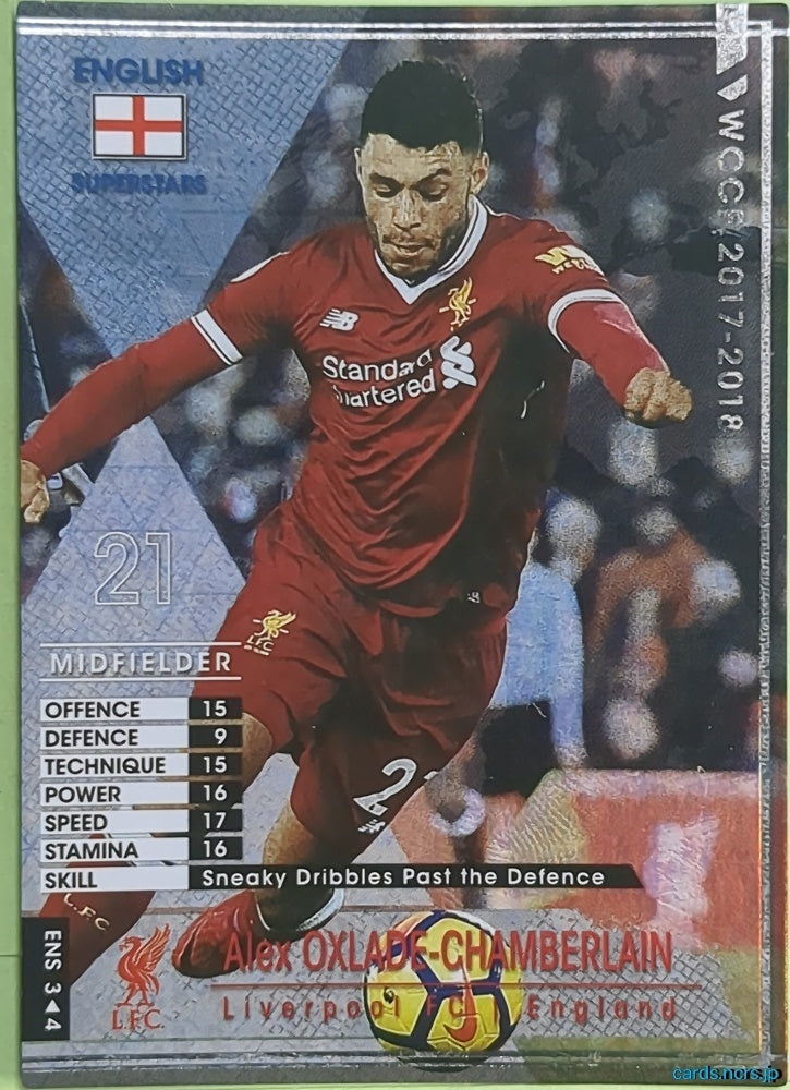 Panini WCCF Football WCCF/2017-2018-ENS3/4 N Alex Oxlade-Chamberlain Trading Card NM