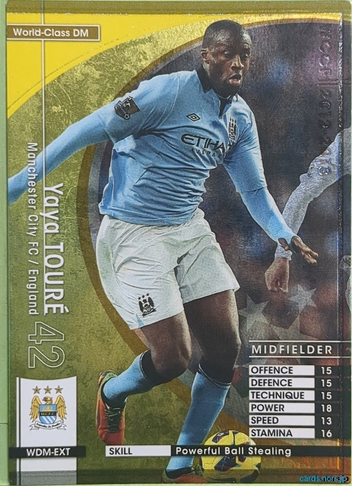 Panini WCCF Football WCCF/2012-2013-WCCF-EXTRA N Yaya Touré Trading Card NM