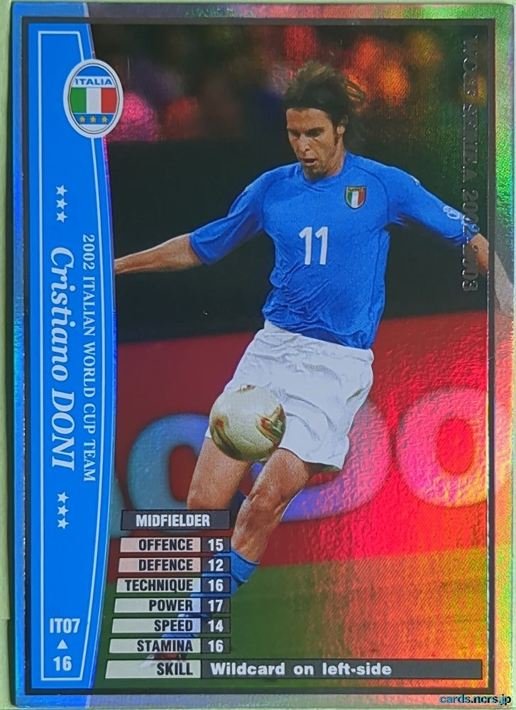 Panini WCCF Football WCCF/2002-2003-IT07/16 N Cristiano Doni Trading Card NM