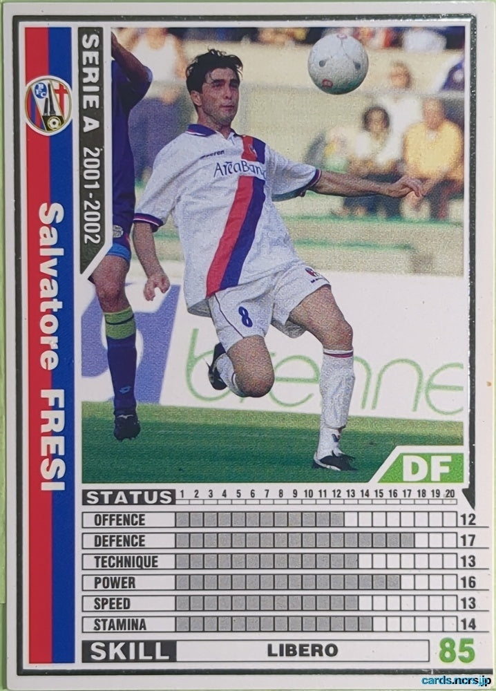 Panini WCCF Football WCCF/2001-2002-021/288 N Salvatore Fresi Trading Card NM