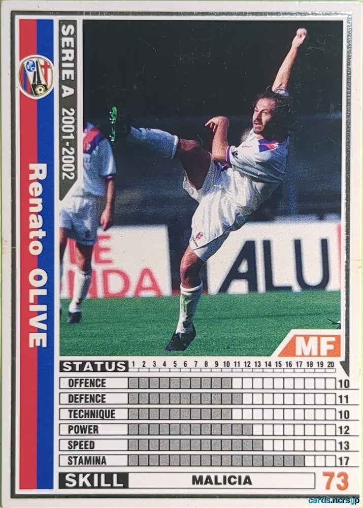 Panini WCCF Football WCCF/2001-2002-026/288 N Renato Olive Trading Card NM