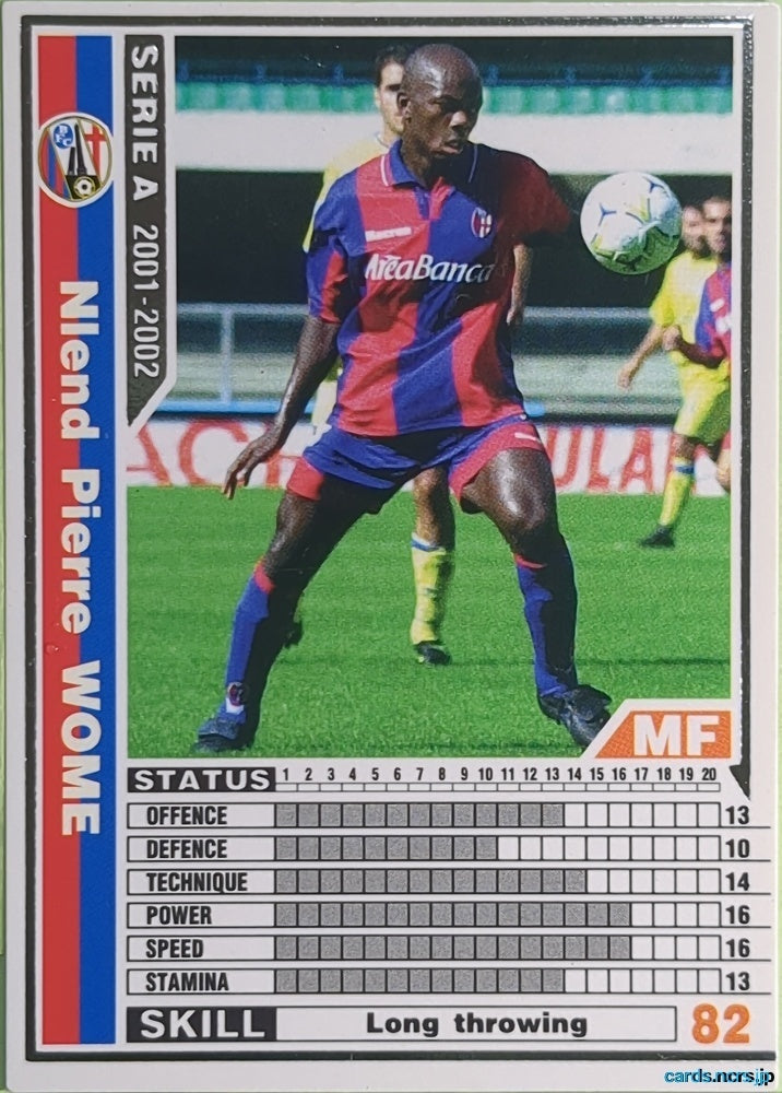 Panini WCCF Football WCCF/2001-2002-028/288 N Pierre Wome Trading Card NM