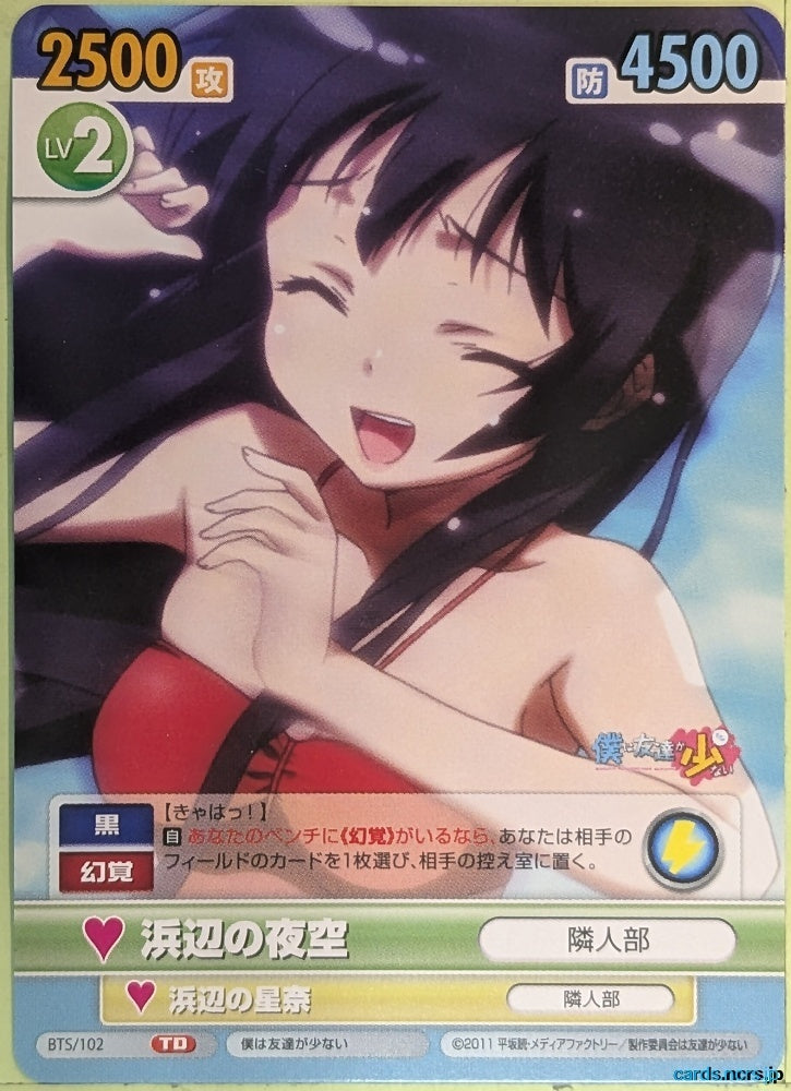 Victory Spark Haganai VS/BTS/102 TD Sena Kashiwazaki Trading Card NM