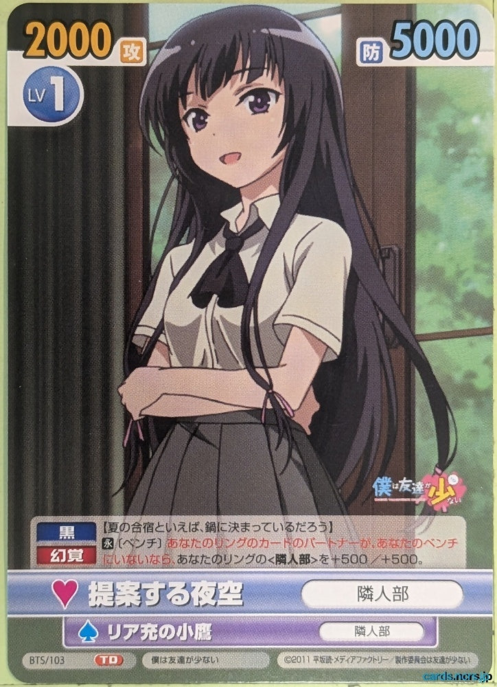 Victory Spark Haganai VS/BTS/103 TD Yozora Mikazuki Trading Card NM