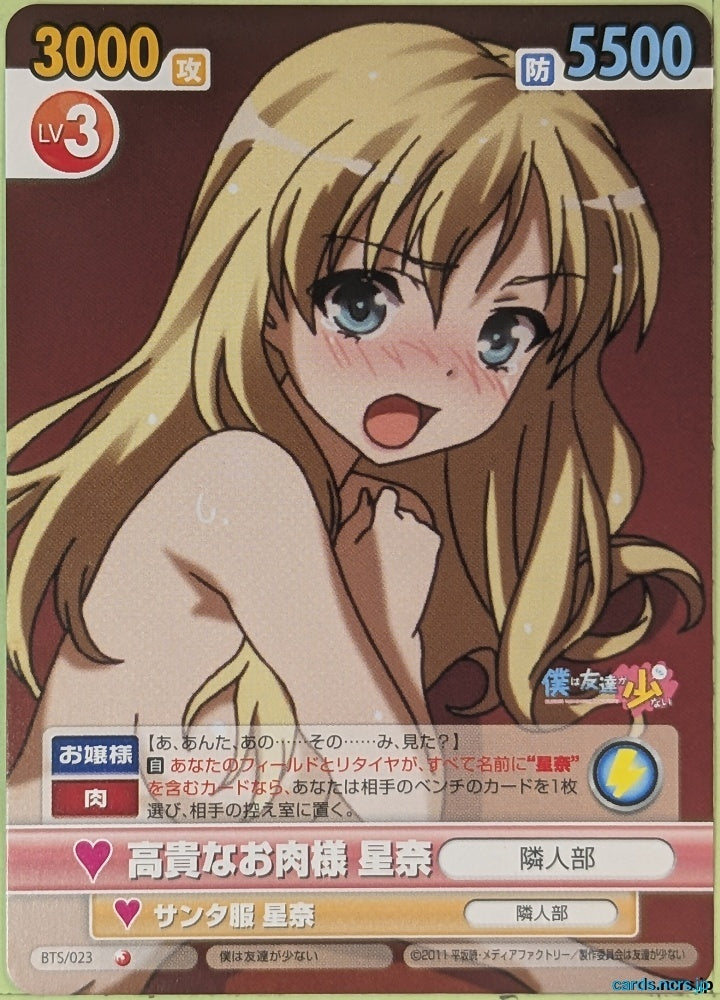 Victory Spark Haganai VS/BTS/023 1 Star Sena Kashiwazaki Trading Card NM