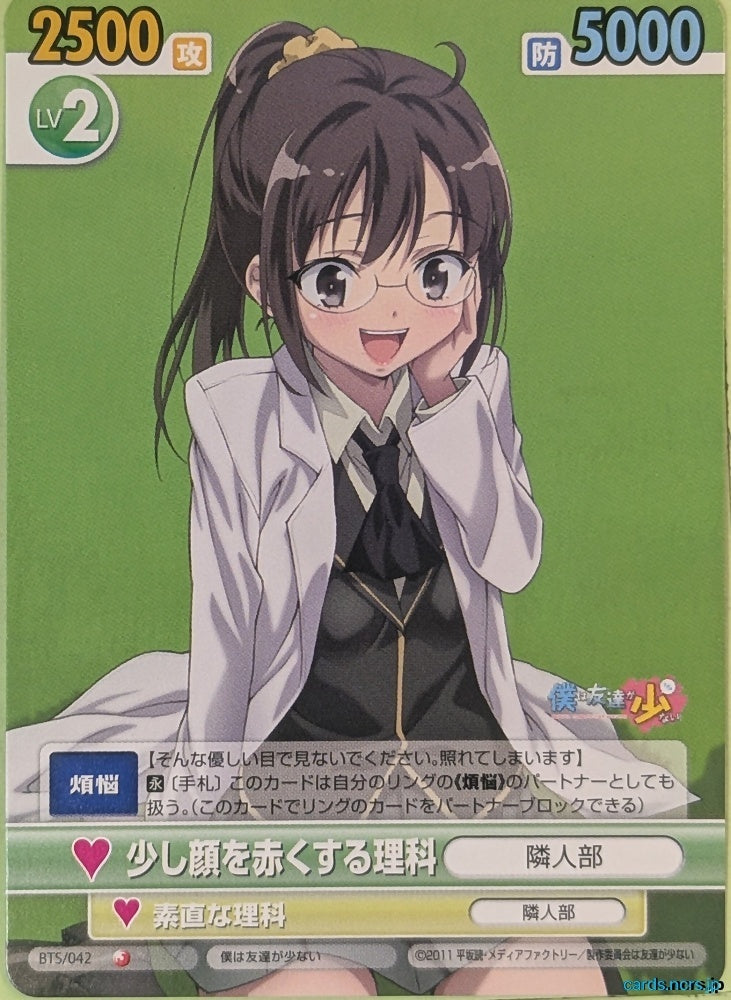Victory Spark Haganai VS/BTS/042 1 Star Rika Shiguma Trading Card NM