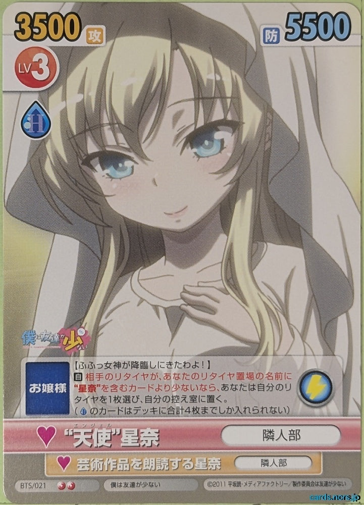 Victory Spark Haganai VS/BTS/021 2 Star Sena Kashiwazaki Trading Card NM