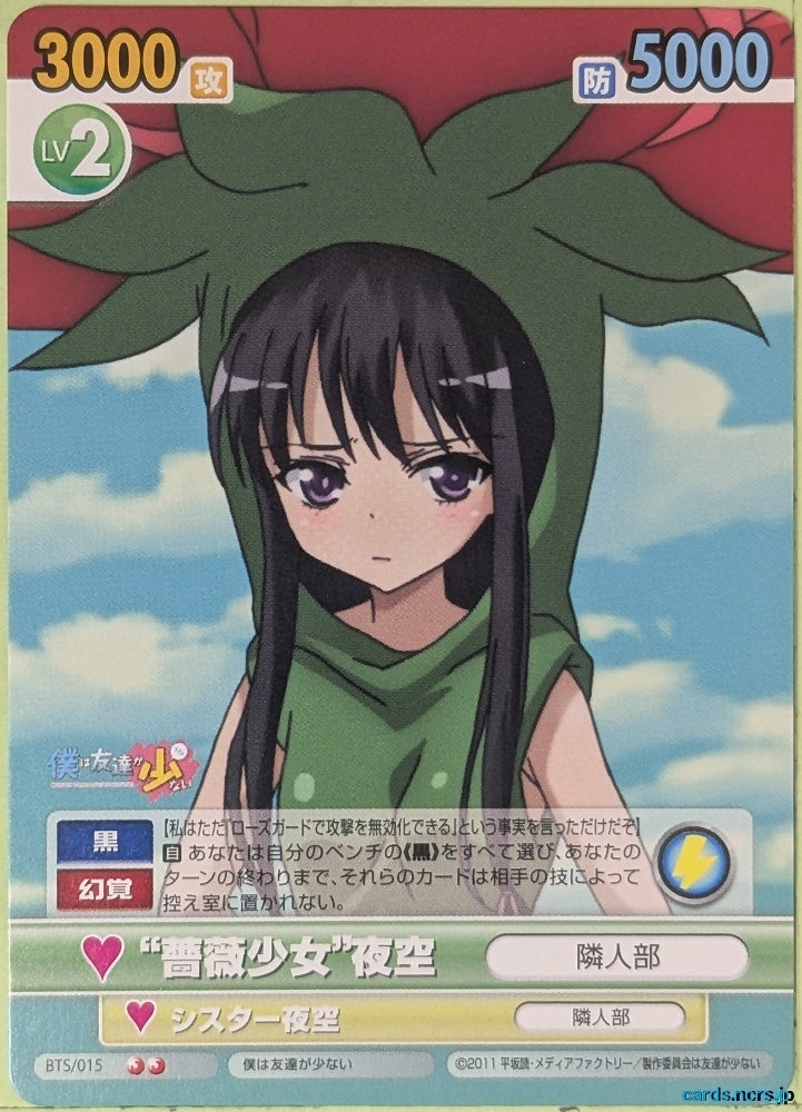 Victory Spark Haganai VS/BTS/015 2 Star Yozora Mikazuki Trading Card NM