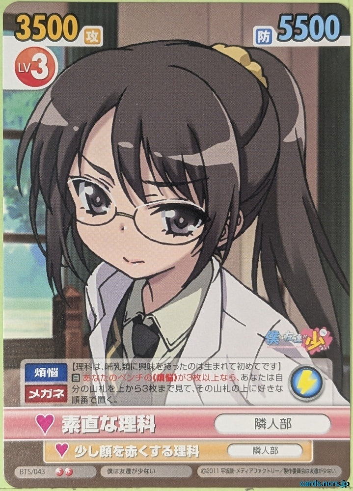 Victory Spark Haganai VS/BTS/043 2 Star Rika Shiguma Trading Card NM