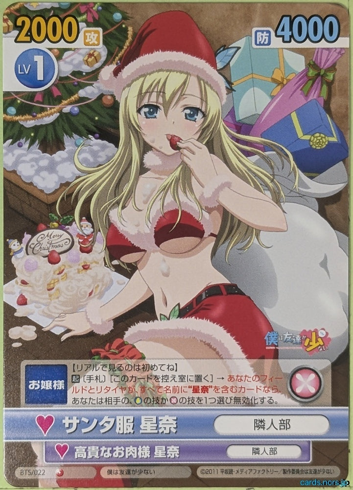 Victory Spark Haganai VS/BTS/022 1 Star Sena Kashiwazaki Trading Card NM