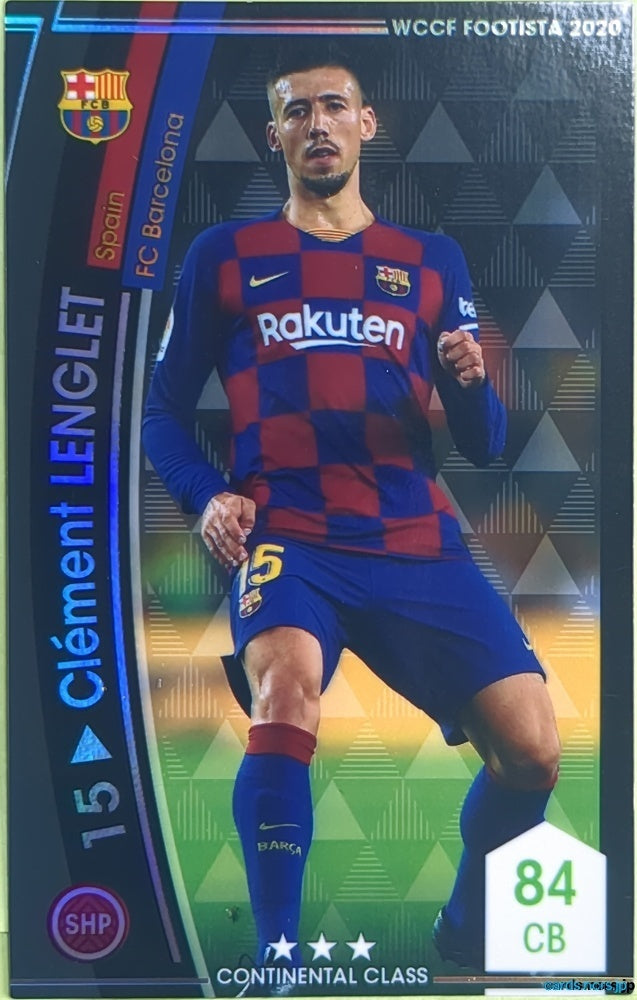 Panini WCCF Football WCCF/2018-2019-0107 N Clément LENGLET Trading Card NM