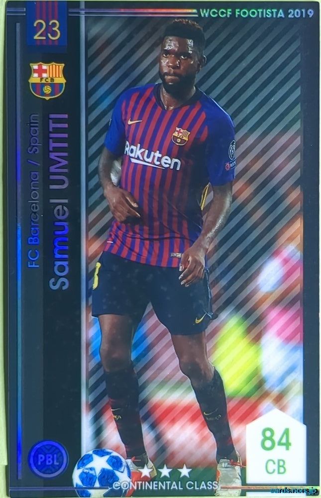 FOOTISTA Football FOOTISTA/F19-1-022 Samuel UMTITI Trading Card NM