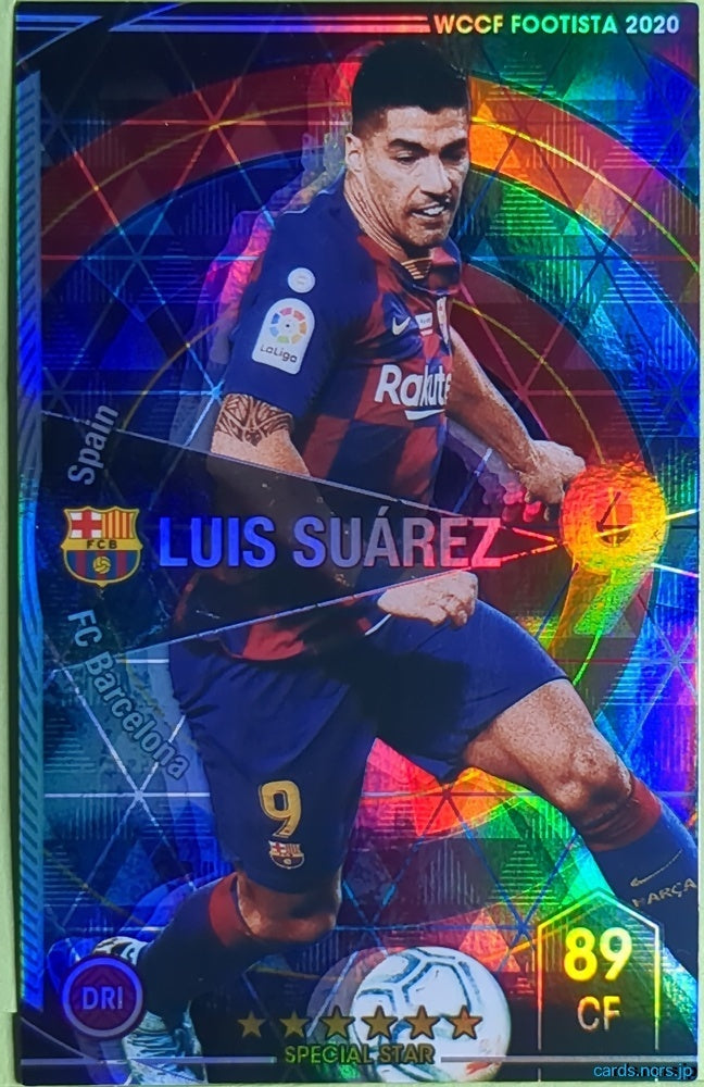 FOOTISTA Football FOOTISTA/F20-9-026 LUIS SUÁREZ Trading Card NM