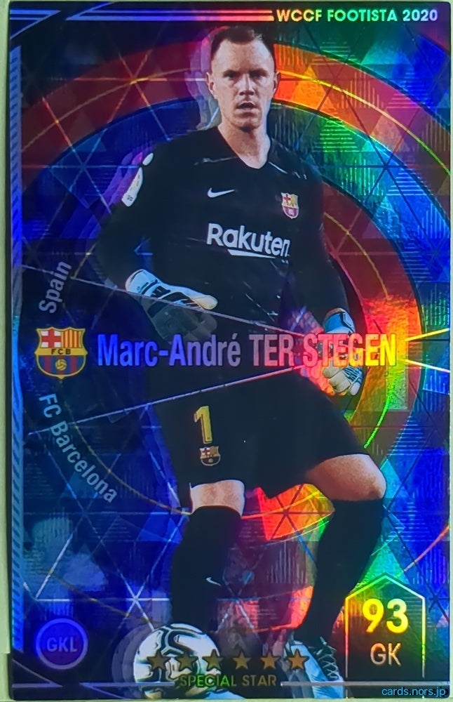 FOOTISTA Football FOOTISTA/F20-6-022 Marc-André ter Stegen Trading Card NM