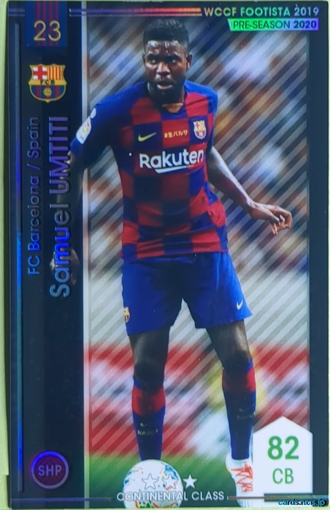 FOOTISTA Football FOOTISTA/F19-8-031 Samuel UMTITI Trading Card NM