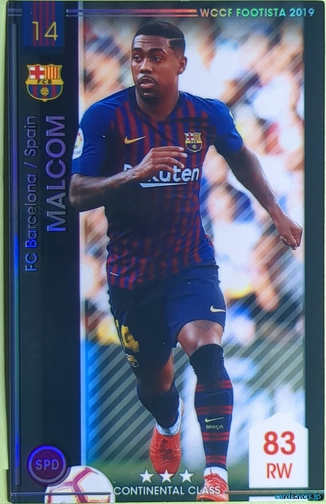 FOOTISTA Football FOOTISTA/F19-6-023 Malcom Trading Card NM
