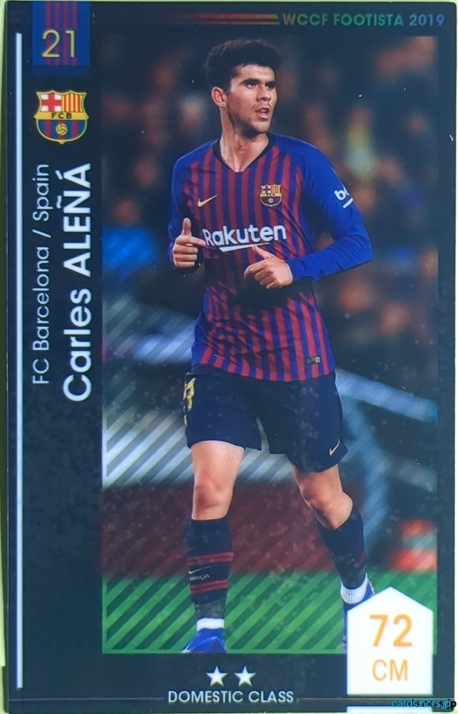 FOOTISTA Football FOOTISTA/F19-3-025 Carles Aleñá Trading Card NM