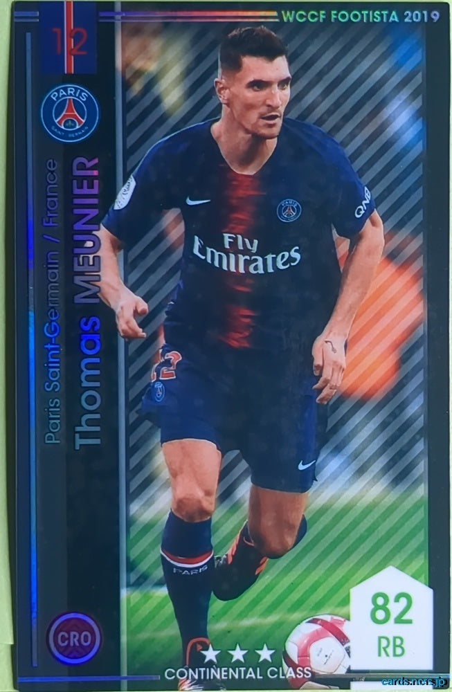 FOOTISTA Football FOOTISTA/F19-1-007 Thomas Meunier Trading Card NM