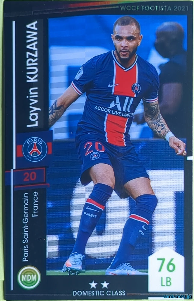 FOOTISTA Football FOOTISTA/F21-PSG-020 Layvin Kurzawa Trading Card NM