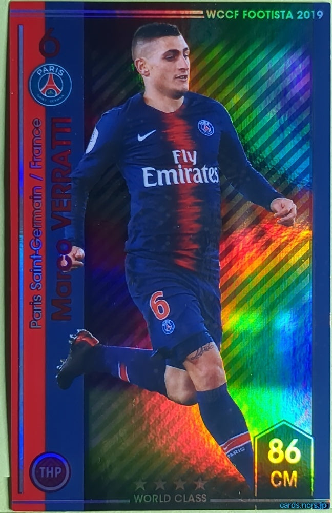 FOOTISTA Football FOOTISTA/F19-4-006 Marco Verratti Trading Card NM