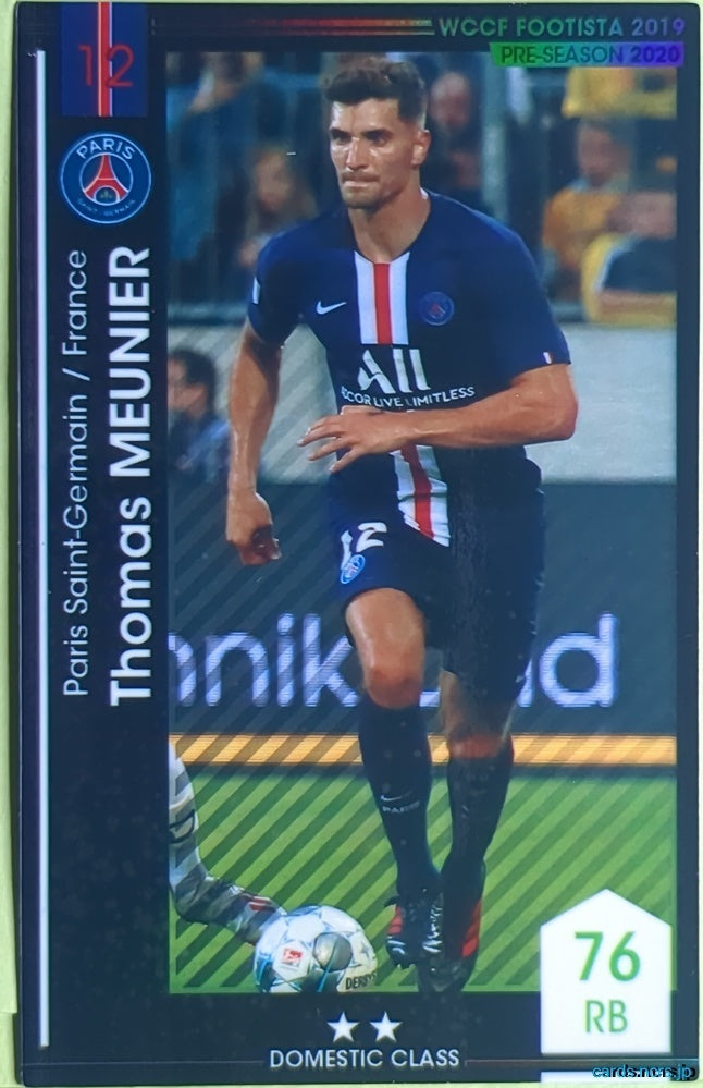 FOOTISTA Football FOOTISTA/F19-8-011 Thomas Meunier Trading Card NM
