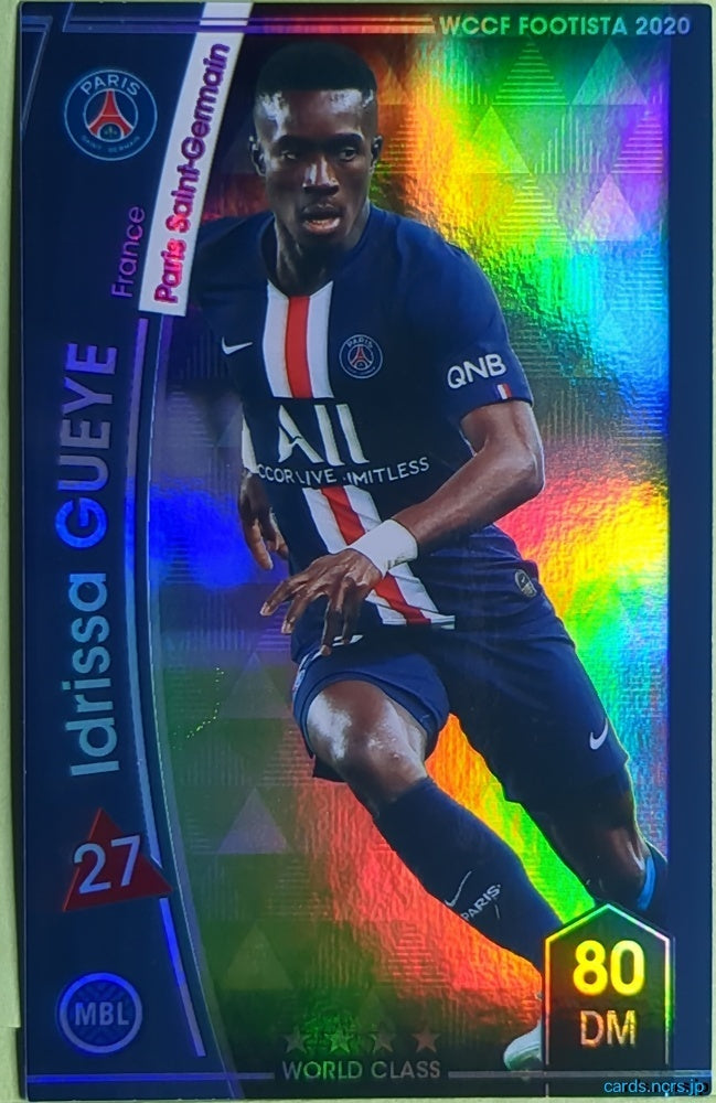 FOOTISTA Football FOOTISTA/F20-5-007-R Idrissa Gueye Trading Card NM