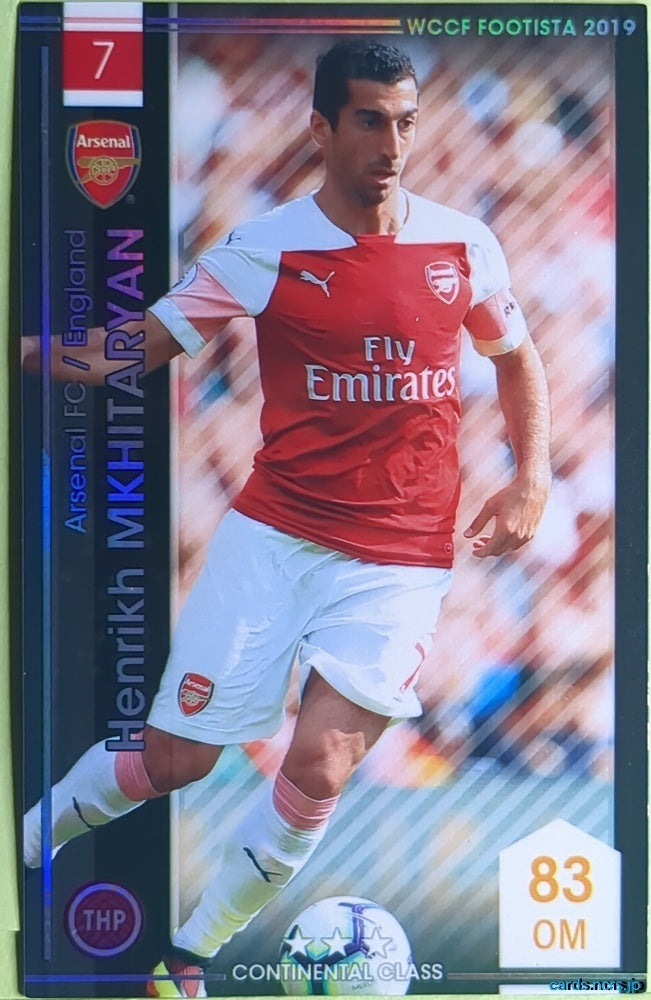 FOOTISTA Football FOOTISTA/F19-1-002 Henrikh Mkhitaryan Trading Card NM