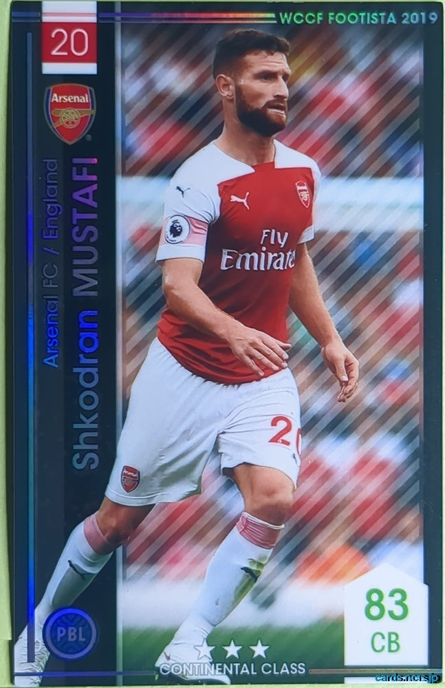 FOOTISTA Football FOOTISTA/F19-3-001 Shkodran Mustafi Trading Card NM