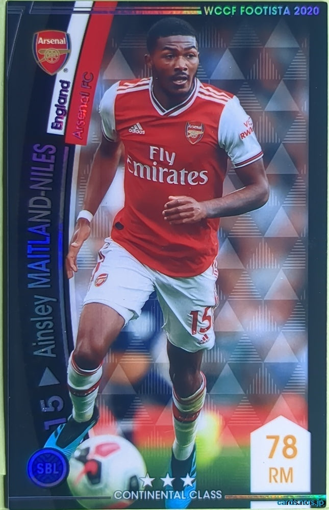 FOOTISTA Football FOOTISTA/F20-3-002 Ainsley Maitland-Niles Trading Card NM