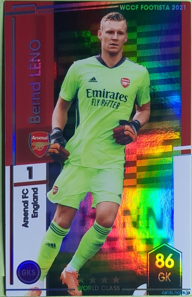 FOOTISTA Football FOOTISTA/F21-ARS-001 Bernd Leno Trading Card NM