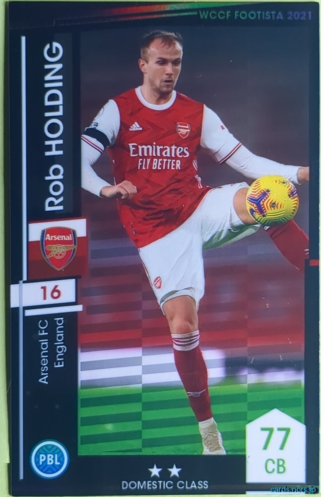 FOOTISTA Football FOOTISTA/F21-ARS-016 Rob Holding Trading Card NM