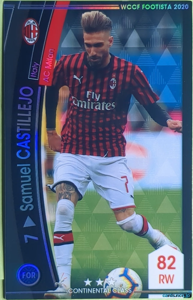FOOTISTA Football FOOTISTA/F20-5-015 Samuel CASTILLEJO Trading Card NM