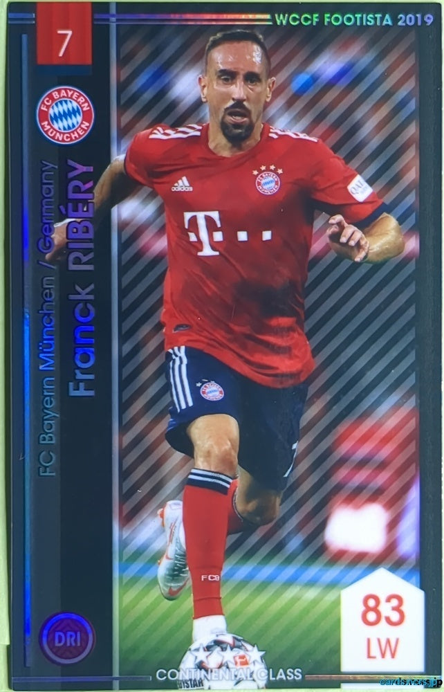 FOOTISTA Football FOOTISTA/F19-ST-BAY-7 Franck Ribery Trading Card NM