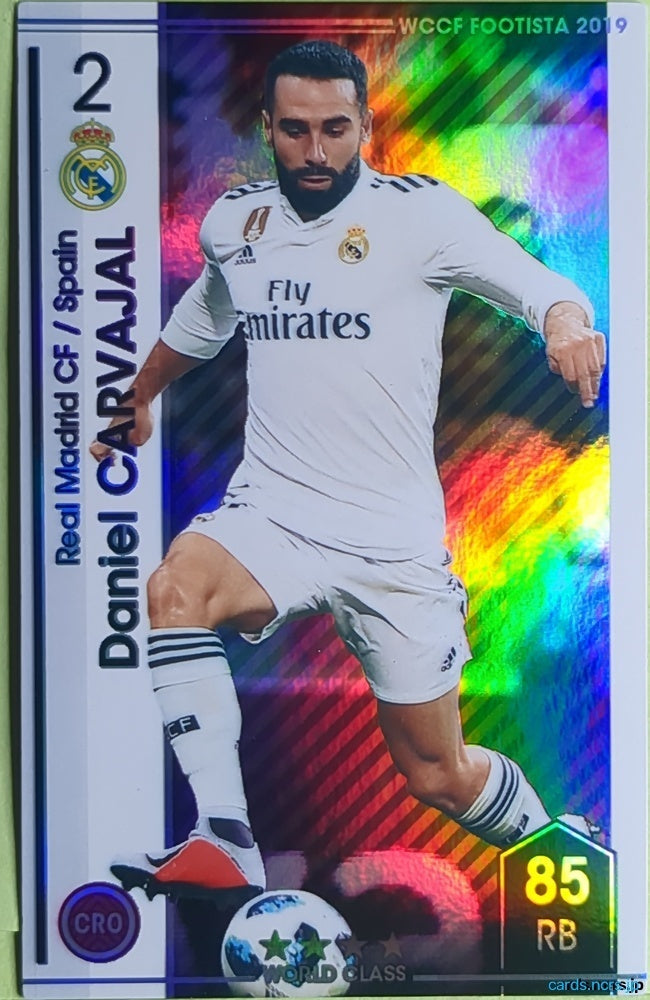 FOOTISTA Football FOOTISTA/F19-ST-R-RMA-2 Daniel CARVAJAL Trading Card NM
