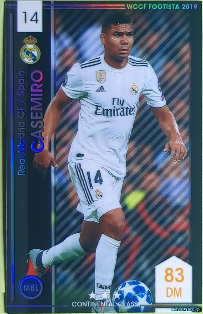 FOOTISTA Football FOOTISTA/F19-2-026 CASEMIRO Trading Card NM
