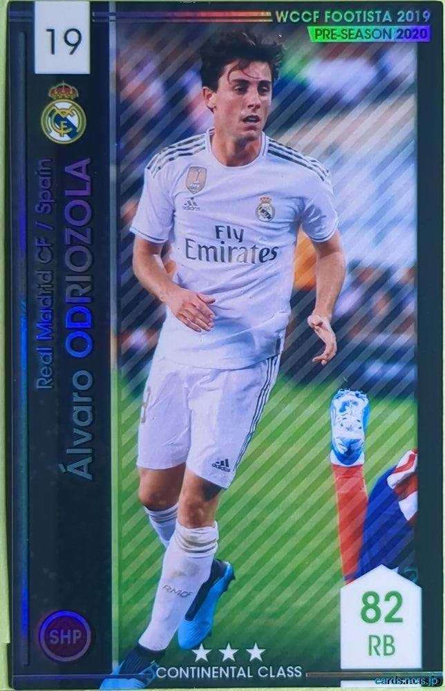 FOOTISTA Football FOOTISTA/F19-8-033 Alvaro Odriozola Trading Card NM