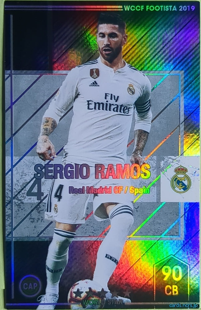 FOOTISTA Football FOOTISTA/F19-2-025 SERGIO RAMOS Trading Card NM